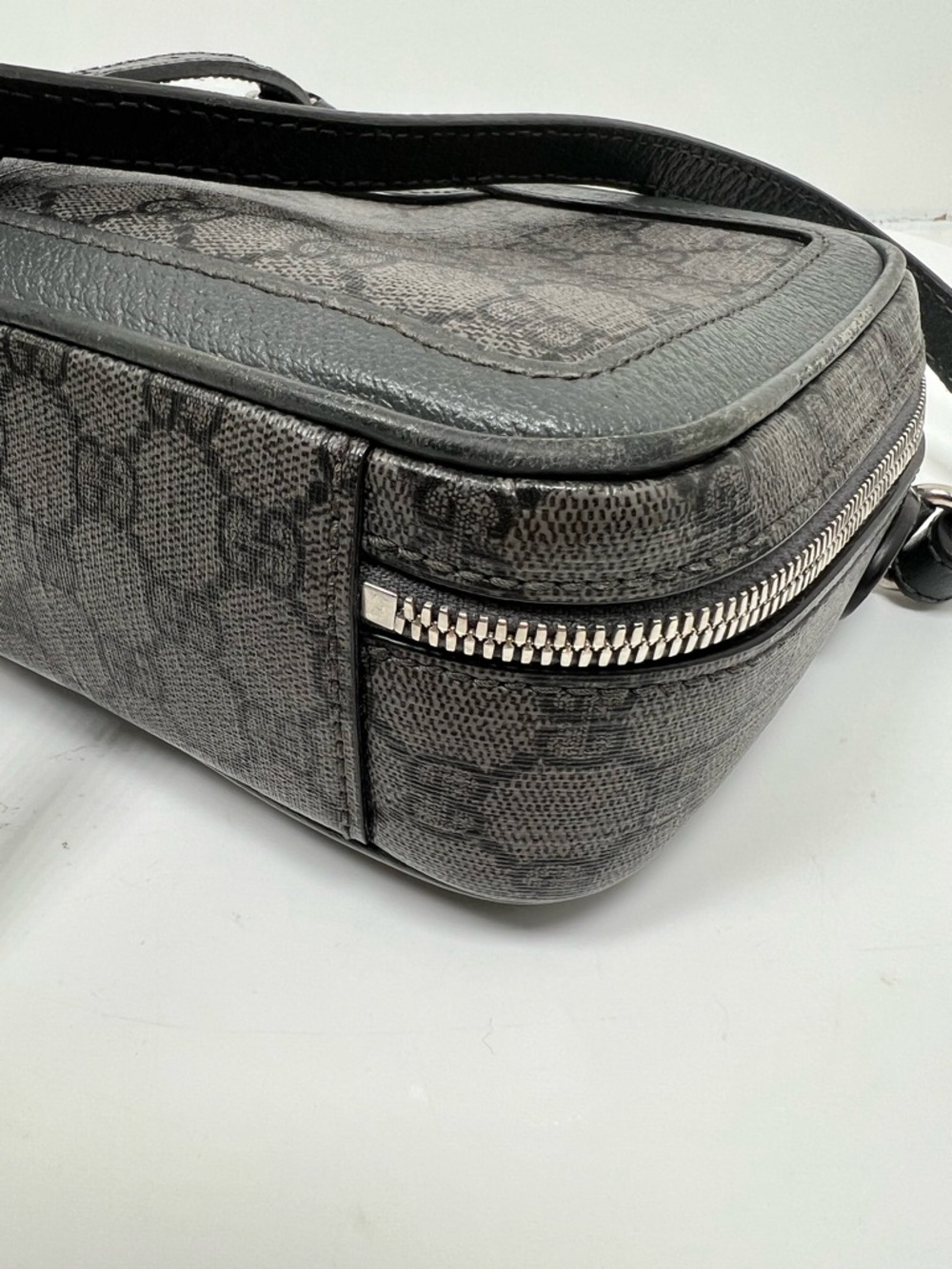 Gucci Ophidia Zip Around Camera Crossbody Bag GG Coated Canvas Small - Picture 5 of 16